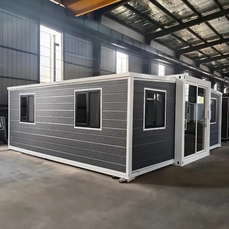 75Mm Sandwich Panel Container House 20Ft 40Ft Prefab Luxury Villa Prefabricated Tiny Home Expandable Container House 2 Bedrooms
