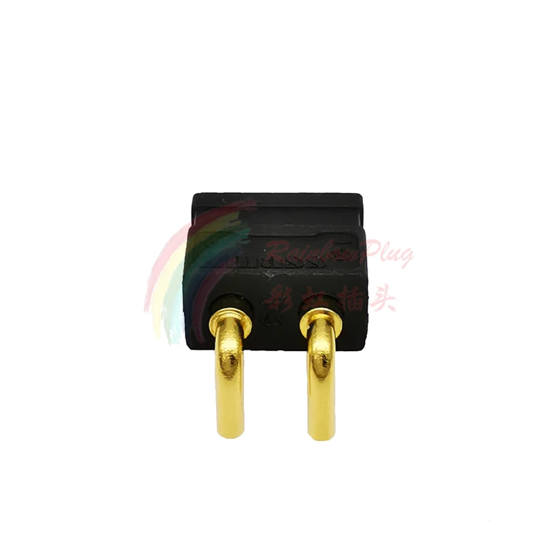 Amass XT30PW Male For PCB Board Plug Banana Golden XT30 Connector Black 3.6mm 90 Degrees Right Angle XT30PW-M36