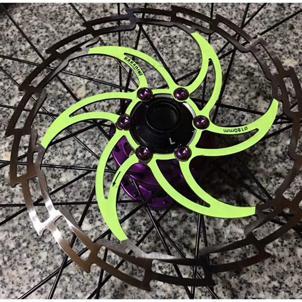 

12Pcs Colored Titanium Steel Screw Disc Brake Bolts Durable Rustproof Fixing Screws Compatible Touring E-Bikes