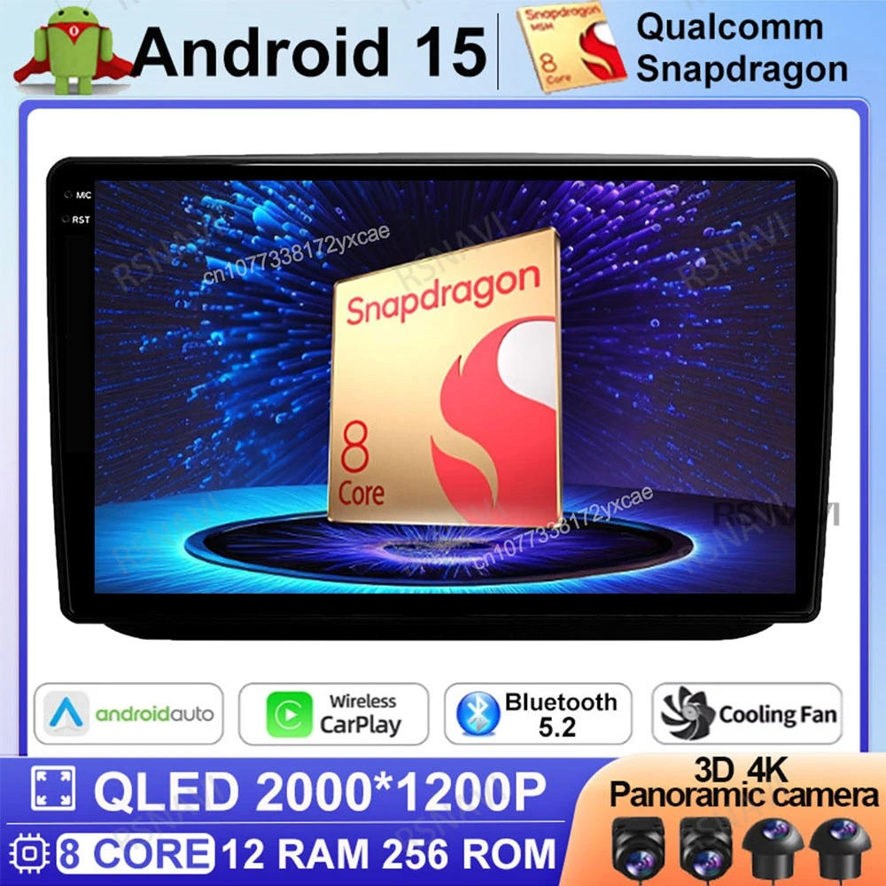 

Android 15 Car Radio For Skoda Fabia 2 2008 2009 2010 2011 2012 2013 Wireless Carplay Auto QLED DVD 5G WIFI BT GPS Autoradio DSP