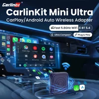 2025 CarlinKit Mini Ultra CarPlay Android adaptador inalámbrico automático para actualización de infotainment de coche BT 5,4 GHz Wifi 5,8 GHz actualización OTA