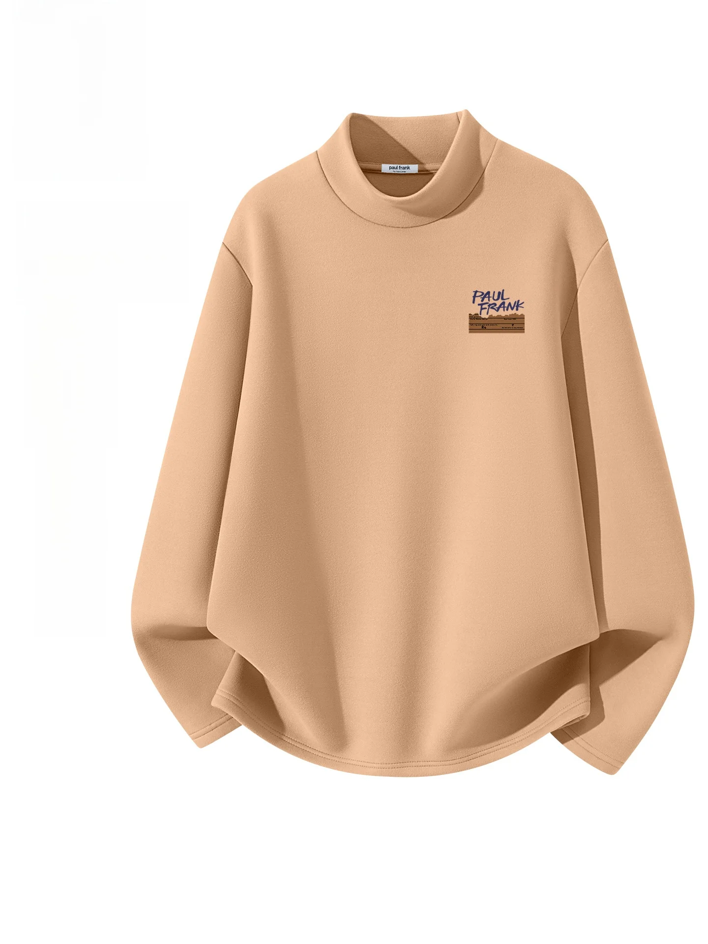 

Двусторонняя термофутболка с высоким воротником и длинным рукавом для мужчин, теплая и комфортная, в американском стиле, базовая модель.