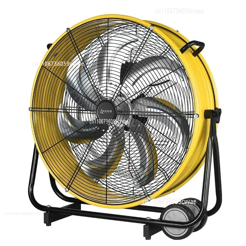 Ventilador de tambor Industrial de 20 pulgadas, potente Extractor de aire con Ventilador de 3 velocidades, Alta Potencia Industrial