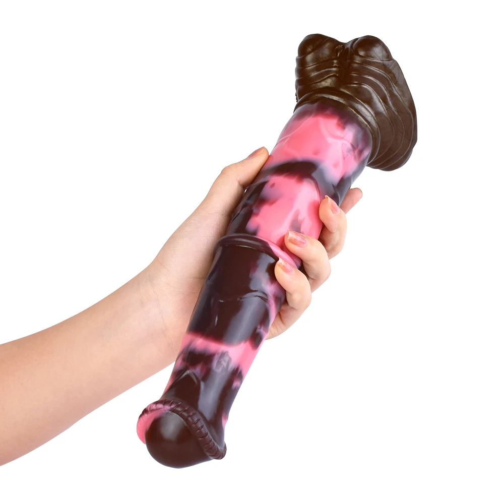 NYOTA Huge Horse Dildo Slicone Anal Plug Multi Color Penis With Suction Cup Female Masturbator Fetish Adult Sex Toys Sexy Shop