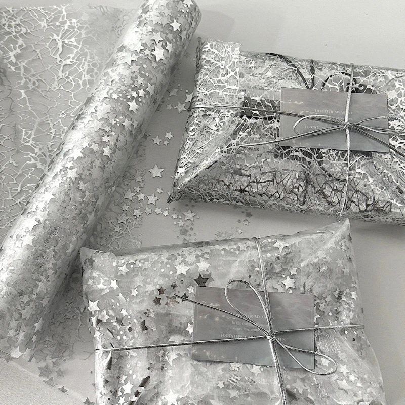 

Сетка-тюль Silver Star для упаковки подарков, декоративная, для рукоделия, скрапбукинга, оформления дневников и подарков