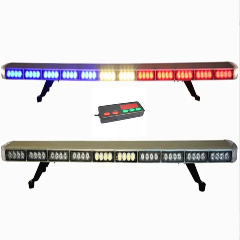 47inch 86W Car roof Slim Warning Light bar,Zinc alloy shell,Truck emergency light,police strobe light with controller,waterproof