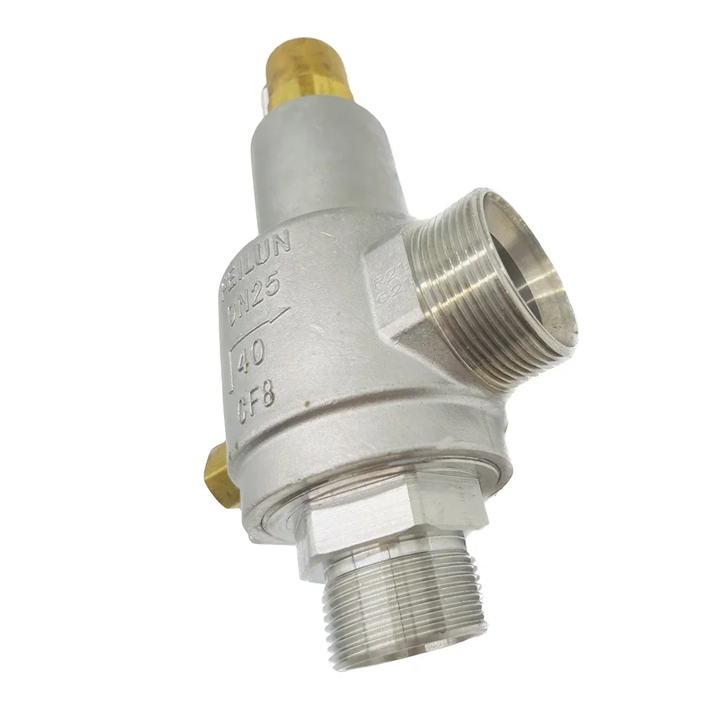 

O2 N2 Ar NG CO2 safety valve inlet M45*2 outlet M36*2 made in stainless steel