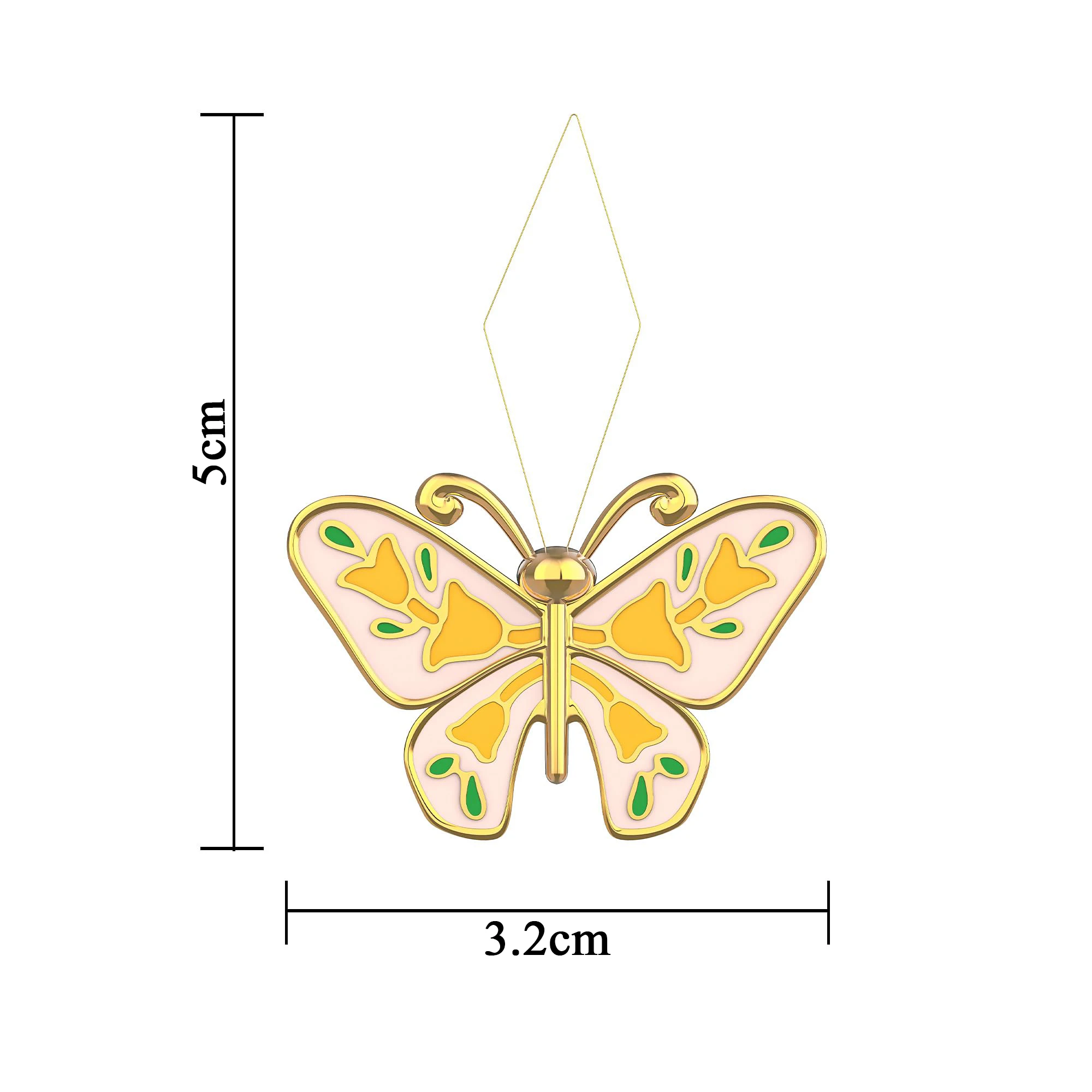 1pc Chinese Styles Butterfly Needle Piercer Needle Threading Tool Practical Leaf Needle Threader for DIY Sewing Crafting