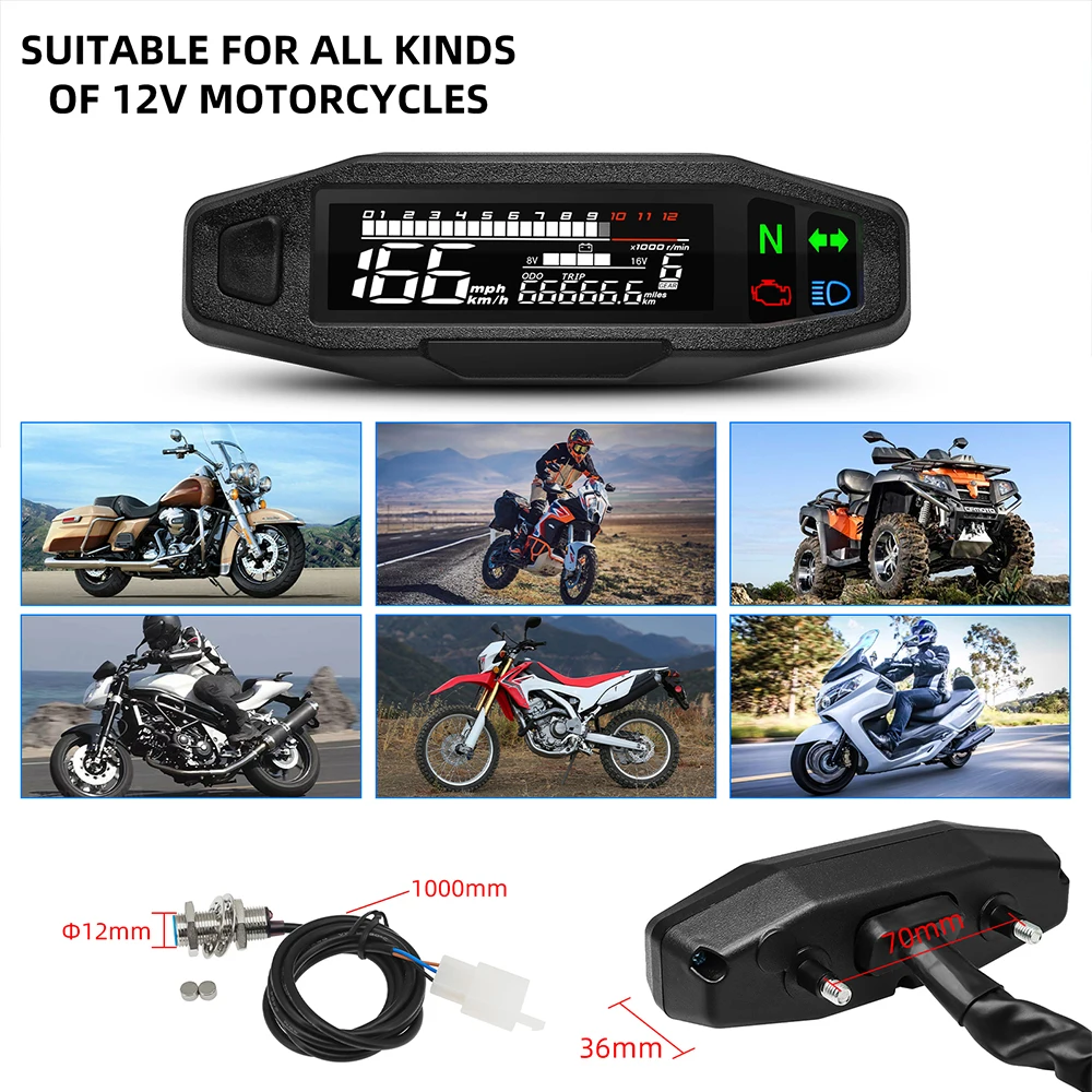 Thumbnail 2 - #37 Trending Motorcycle Tachometers Right Now