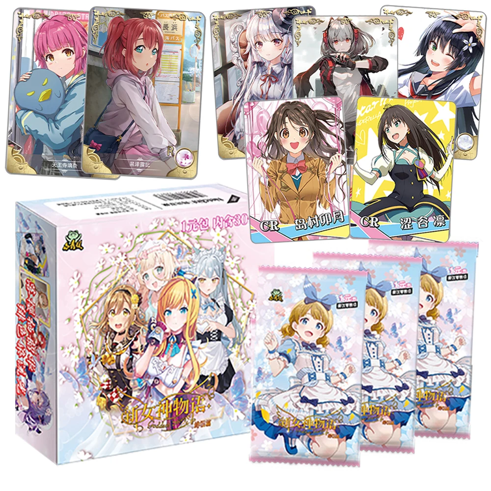 

Коллекционная карта «История богини» для фанатов, как классическая красивая аниме-девушка Канродзи Мицури Шибуя Рин, открытка с персонажами, праздничные подарки
