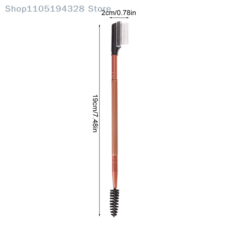 [MP] 1PC Professionele Wimper Kam & Wenkbrauw Lash Borstel Rvs Lash Separator Precisie Cosmetische Tool Voor wimpers Styling