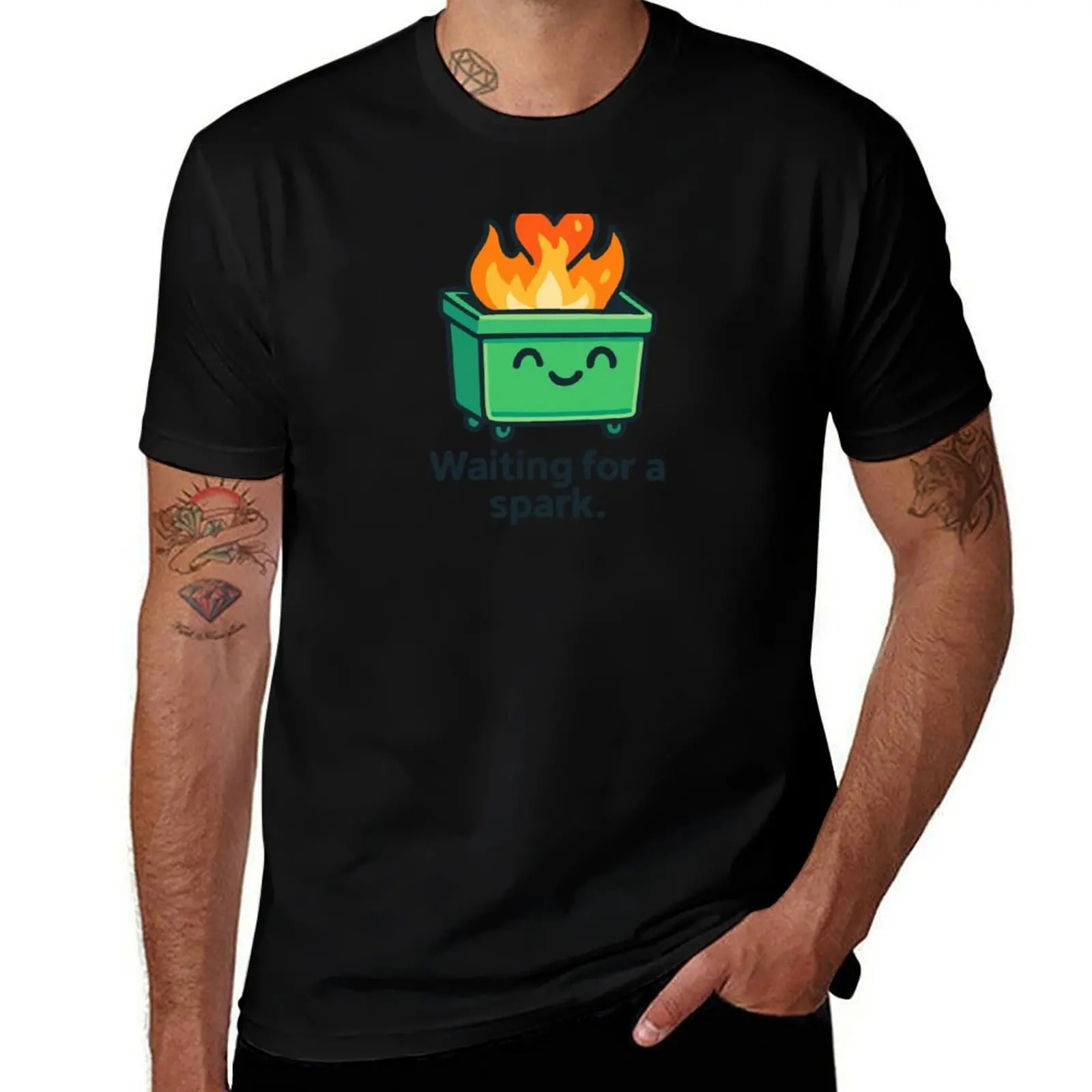 

Valentine’s Day Dumpster Fire – Cute Love Spark Funny Romance T-Shirt graphic tee shirt mens fashion