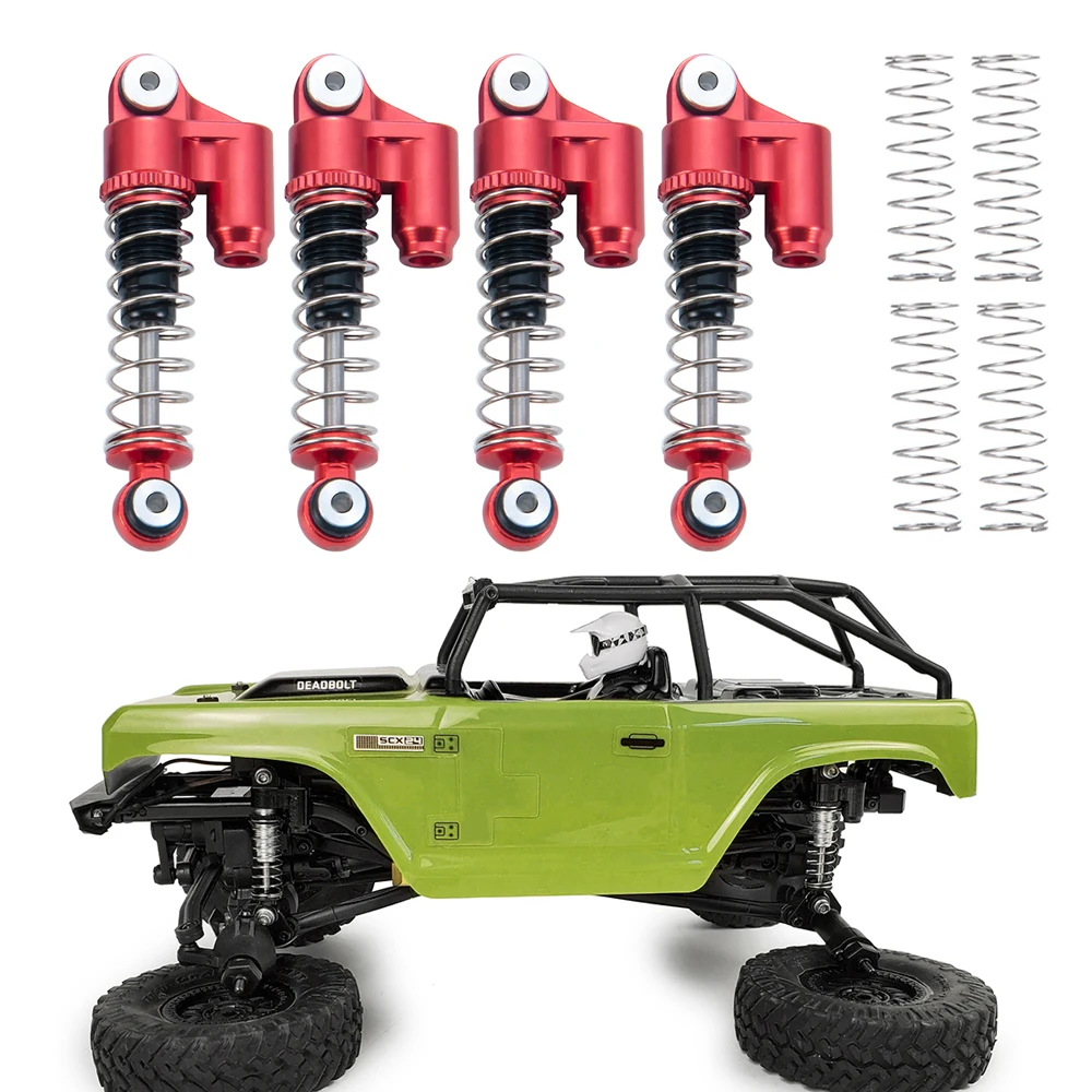 AXSPEED 4 pz 31/32/39.5/43/48mm ammortizzatore per 1/24 Axial SCX24 catenaccio Wrangler Gladiator Bronco RC Crawler Car