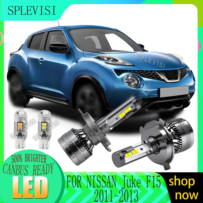 

Designed for easy DIY installation H4 9003 LED High Low Beam without overheating Headlight For NISSAN Juke F15 2011 2012 2013