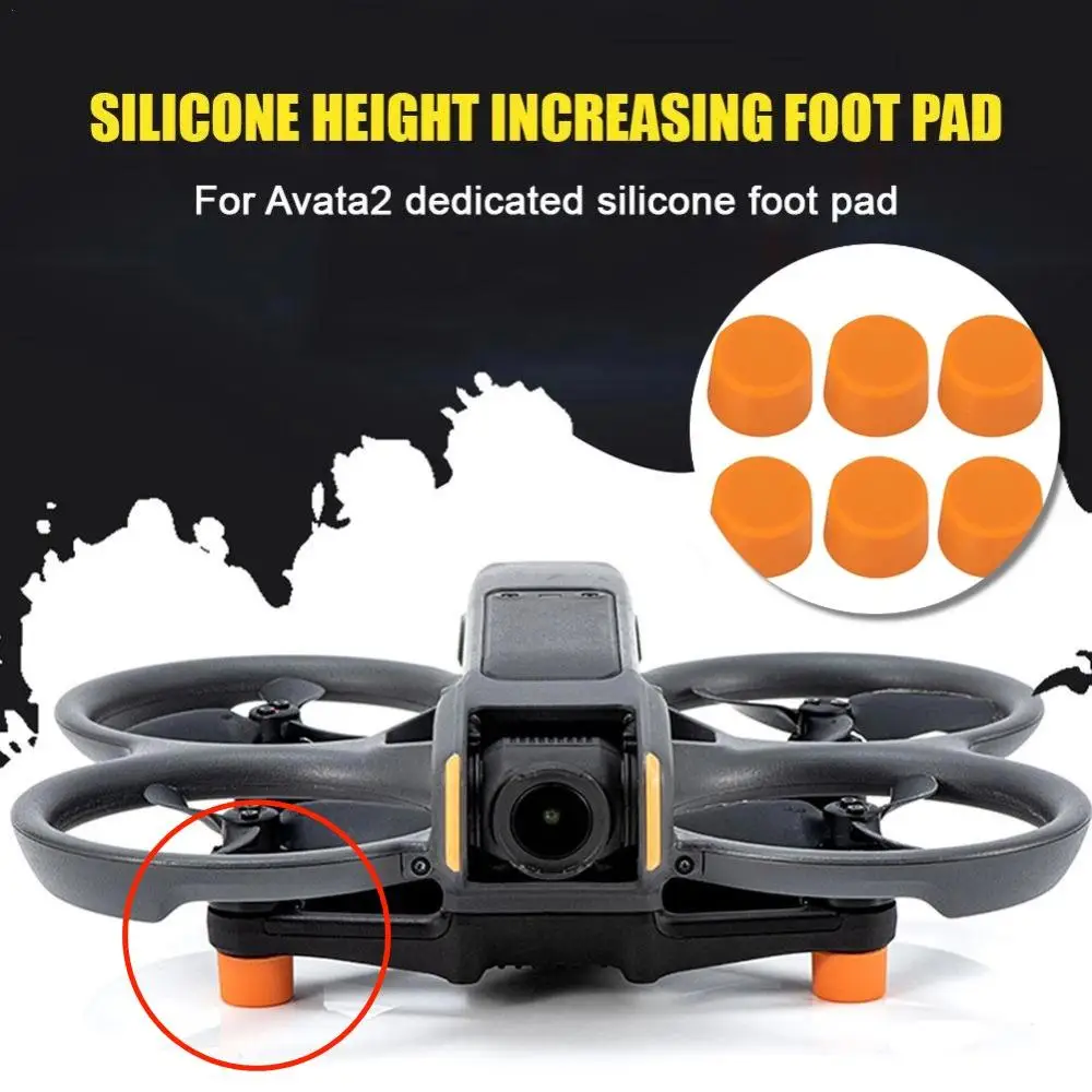 STARTRC For DJI Avata2 Special Silicone Foot Mat Lightweight Protection Drone Accessories Drone Silicone Foot Pads