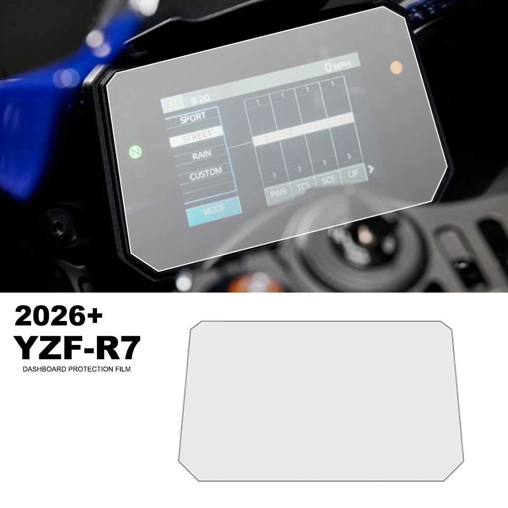 For Yamaha YZF R7 Yzfr7 YZF-R7 2026 New Motorcycle Protection Instrument Film Accessories Scratch Cluster Screen Dashboard