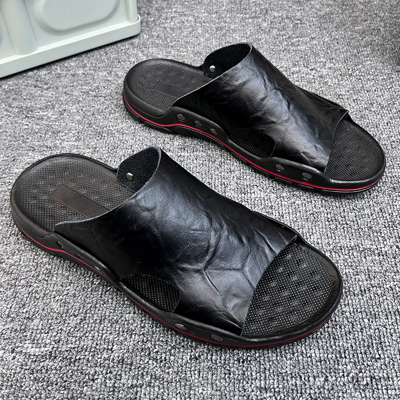 

MAEDEF мужские шлепанцы, летние пляжные сандалии для мужчин, мягкие легкие тапочки, нескользящая удобная обувь для мужчин, прогулочная и плавания