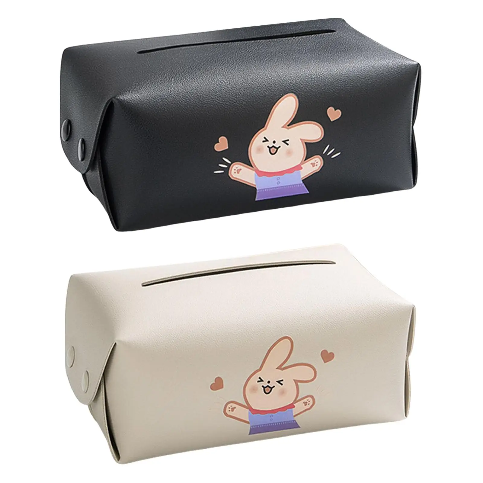 Car Tissue Holder with Spring Bracket Auto Napkin Dispenser for Car Armrest Box