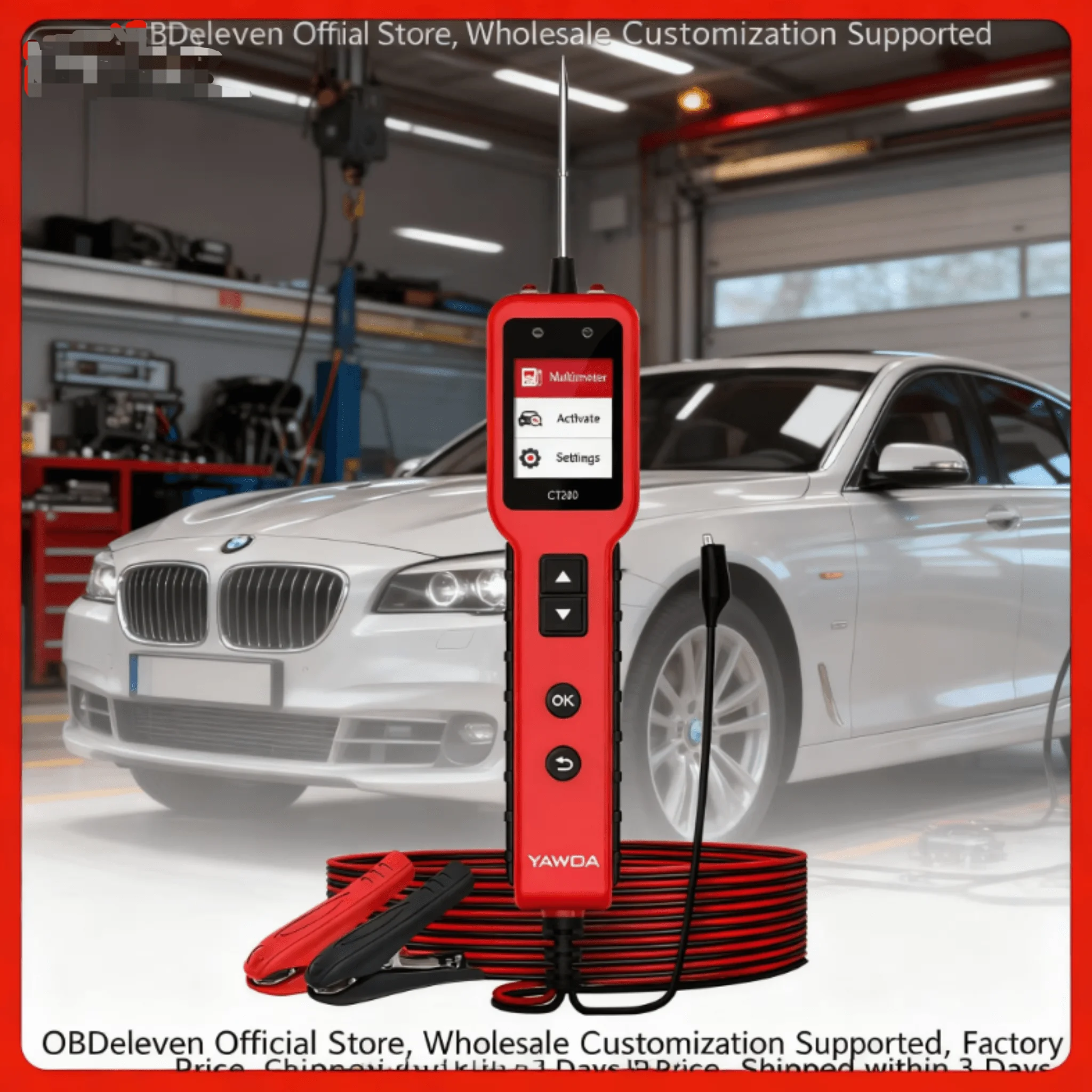 

﻿ CT200 OBD2 диагностический инструмент 12 В 24 В электрическая система автоматический тестер цепей 0-80 В датчик мощности автомобильный диагностический инструмент