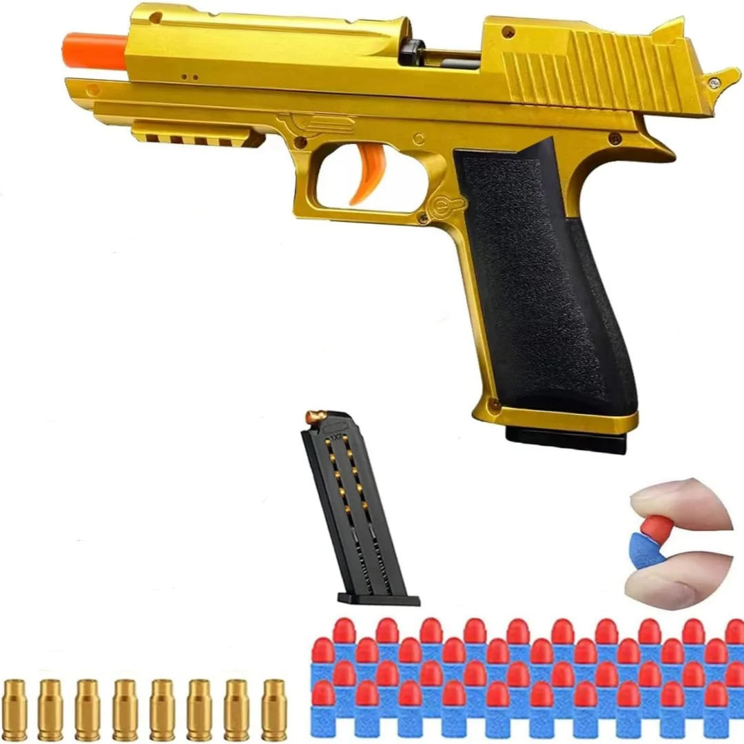 Bl84Toy Pistol Model, Soft Bullets Shell, Ejection Foam Bullet, Cadeau d'anniversaire pour garçons et filles