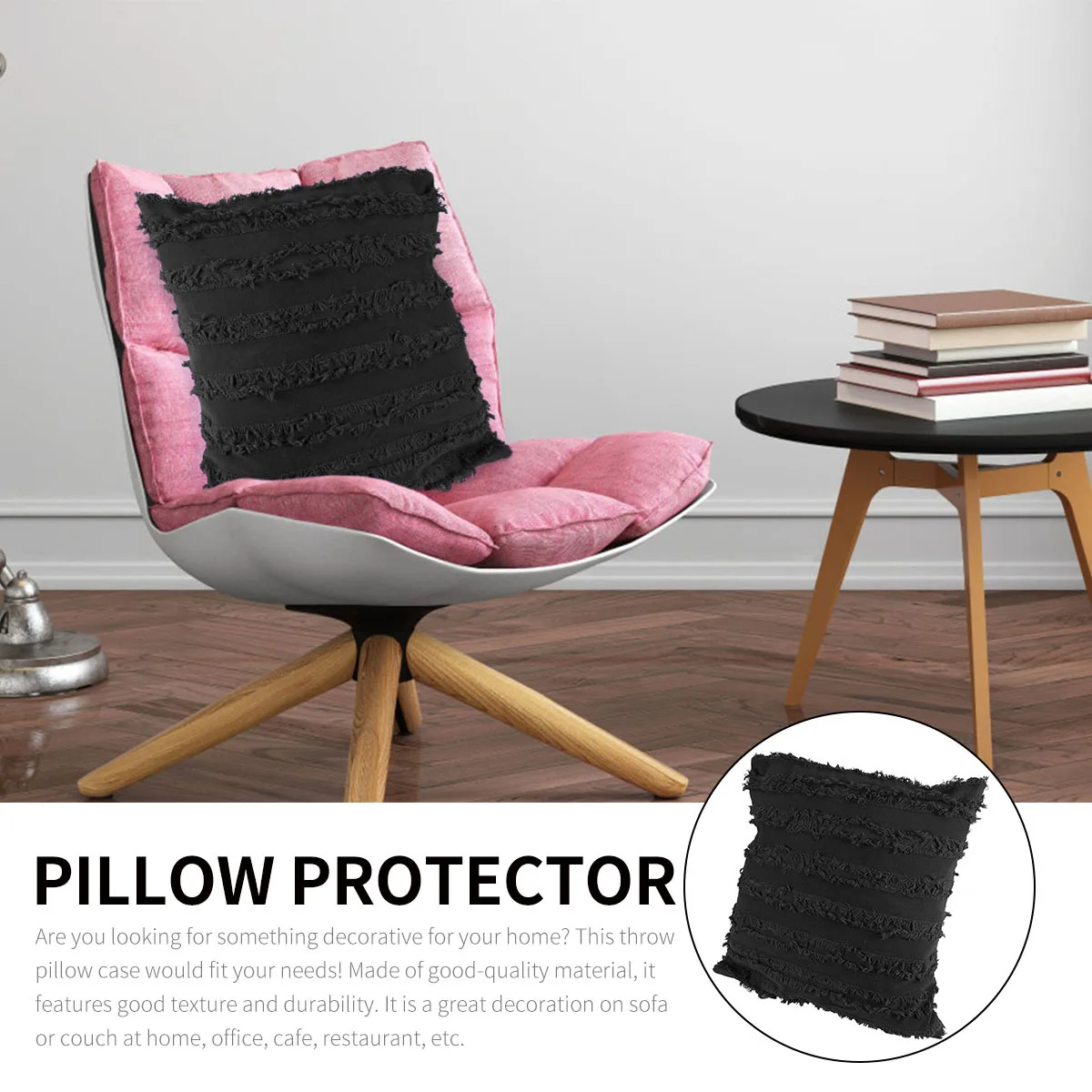 

Cotton Linen Pillow Case Decorative Cushion Cover for Home Sofa Office Cafe Pillow Protector Soft Comfortable