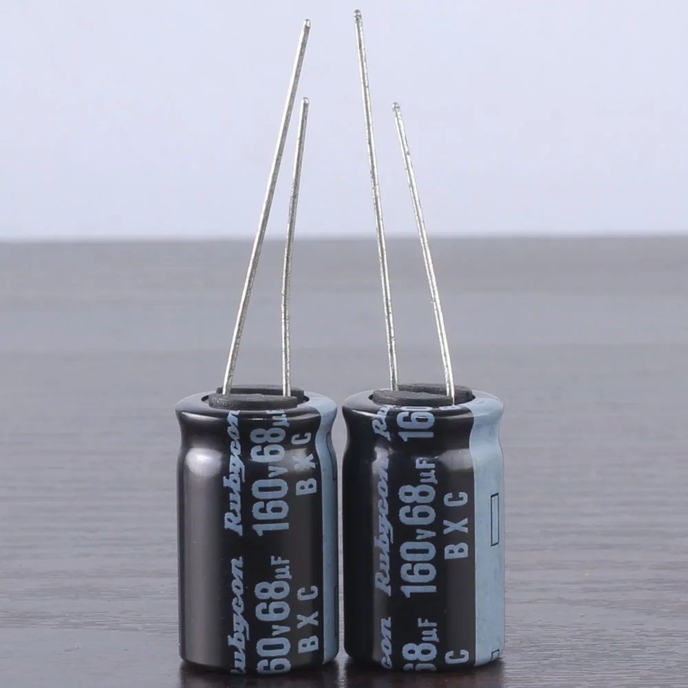 4pcs RUBYCON BXC 68mfd 160V 68UF long life electrolytic Capacitor 105℃ 12.5X20mm