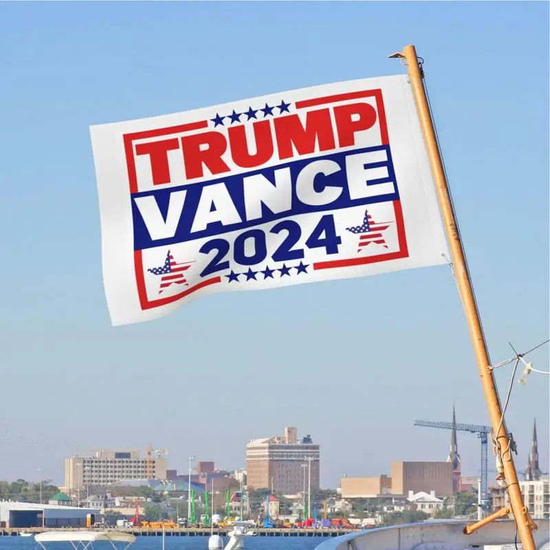 2024 Tru mp-Vance President Flag Large Election Banner 3x5 FT Patio Flags President Supporter Flags Outdoor Garden decoration