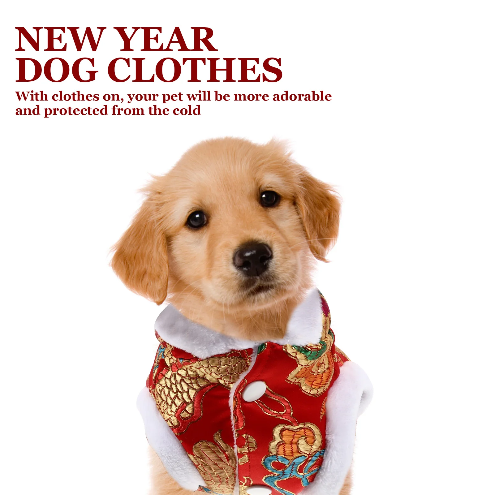 

Dog Two-Legged Clothes Premium Warm Outfit New Year Festive Dog Costume Funny Clothing Pet Costume Puppy Adorable Coats