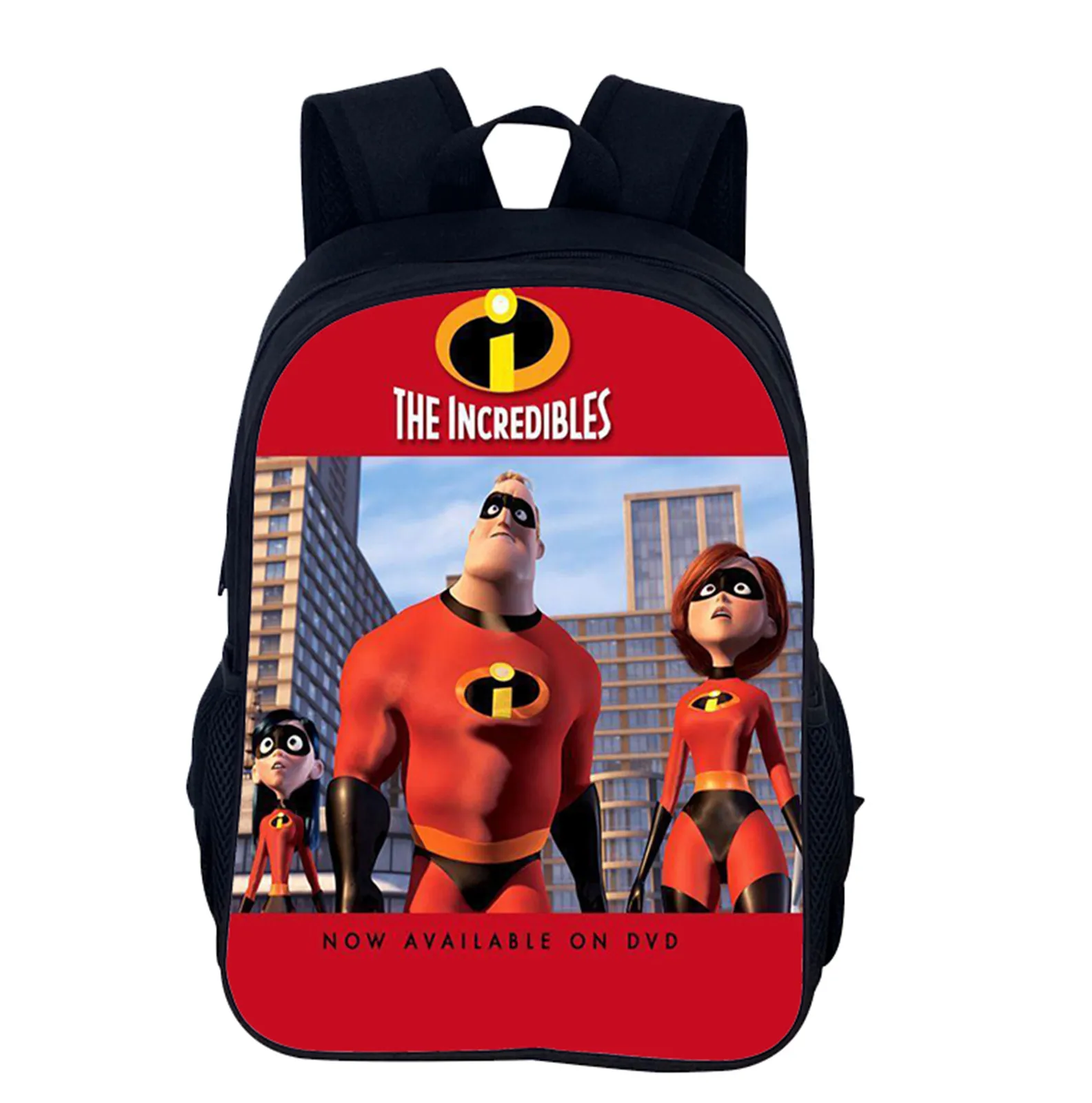 

The Incredibles Canvas Backpack,Elementary Kids Durable Bookbag Multifunction Knapsack for School Travel