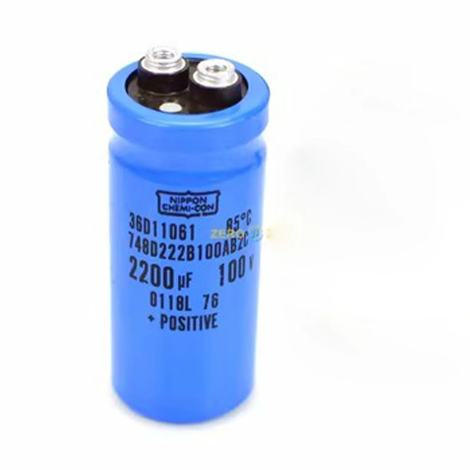 2pcs 36DA(Chemical) 2200UF100V Electrolytic Capacitors 35X80mm