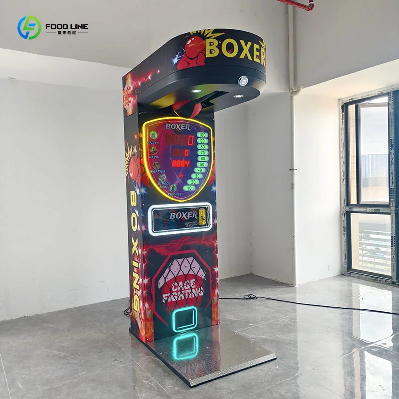 Customized Electronic Hammer Boxing Punch Game Machine Coin Operated Street Park Arcade Equipment Competitive Price For Sale