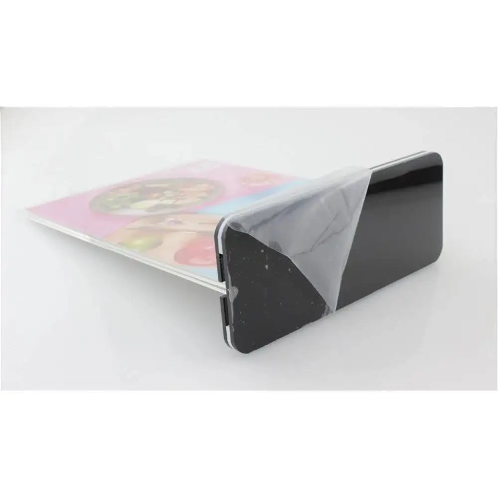 Double-sided T-type Acrylilc Desk Sign Holder Card Display Stand Table Menu Photo Frame