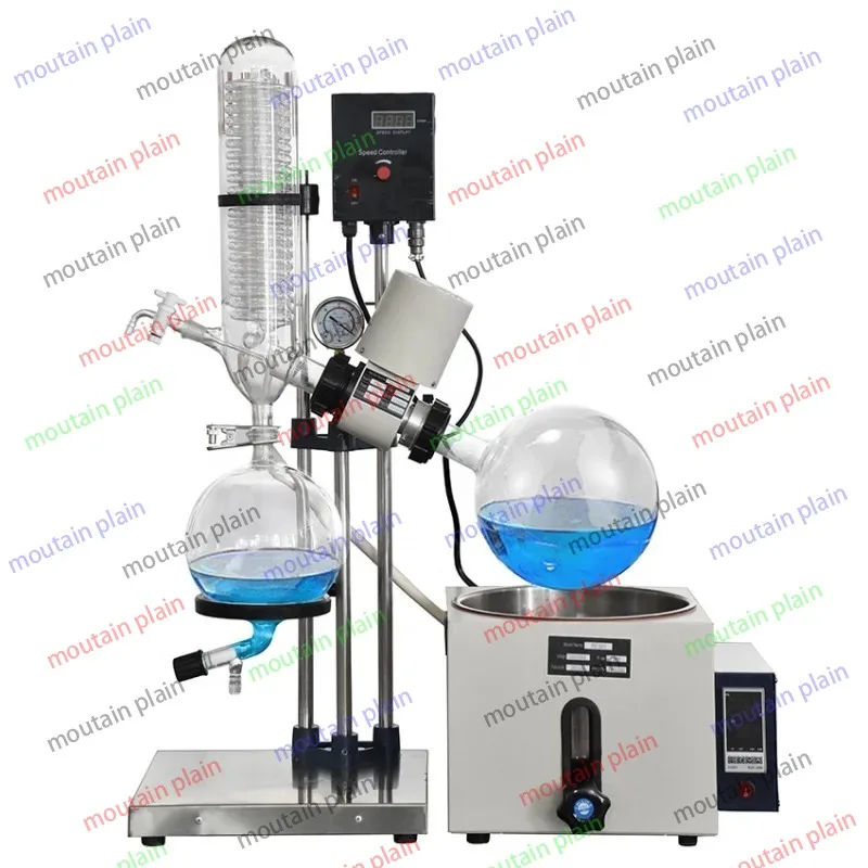 Mini Vacuum Rotary Evaporator manual lifting  price Cheap benchtop 2L 3L 5L 6L Lab small