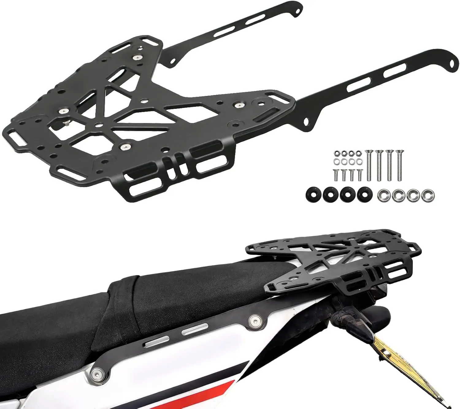 Motorcycle Rear Luggage Rack For Yamaha Tenere 700 XTZ700 2019-2024 Side Luggage Rack Carrier Cargo Bracket