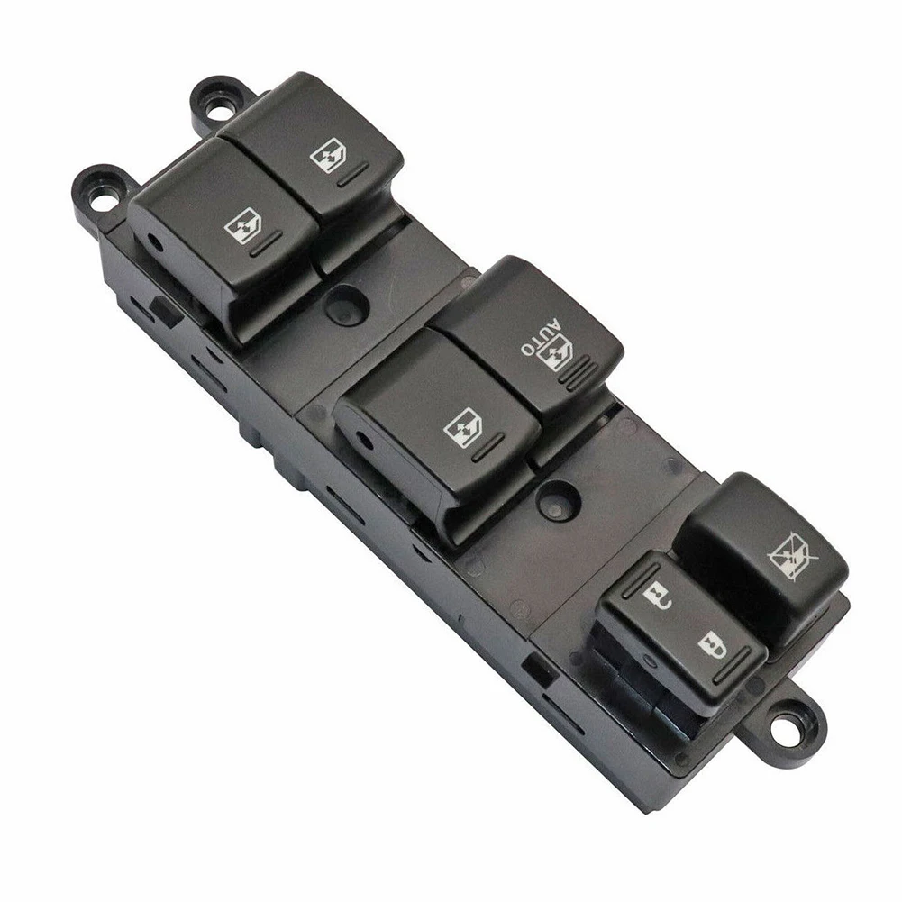 

New Practical Glass Control Switch Main Driver's Window Switch Window Switch ABS Black Left Front Car Accessories