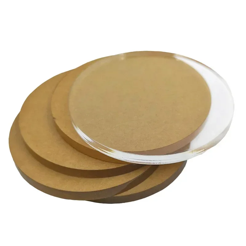 High Quality Clear Cast Acrylic Circle Discs, Quality Acrylic Sheets, Perspex Cutting Shapes for DIY Craft, 2mm, 3mm, 4-6mm, 1Pc