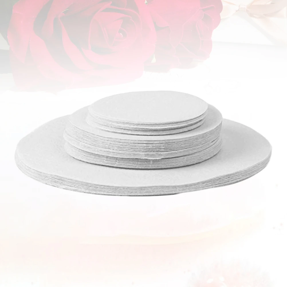 48 PCS Dish Protector Round Table Place Mats Coasters Felt Pot Pad Placemats Dishes