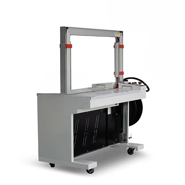 Automatic strapping machine, high table packing box carton with PP tape