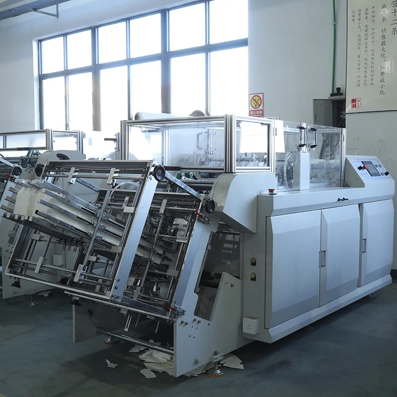 

High-speed automatic carton three-dimensional box machine, packing box production machine