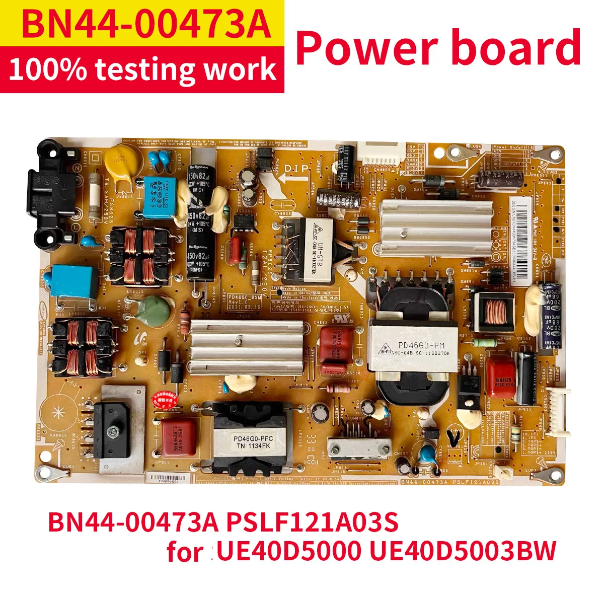 Original Power Board BN44-00473B BN44-00473A PSLF121A03S PD46G0-BDY for TV UA40D5000PR 40D5003PR UE40D5500 UN40D5005BFXZ