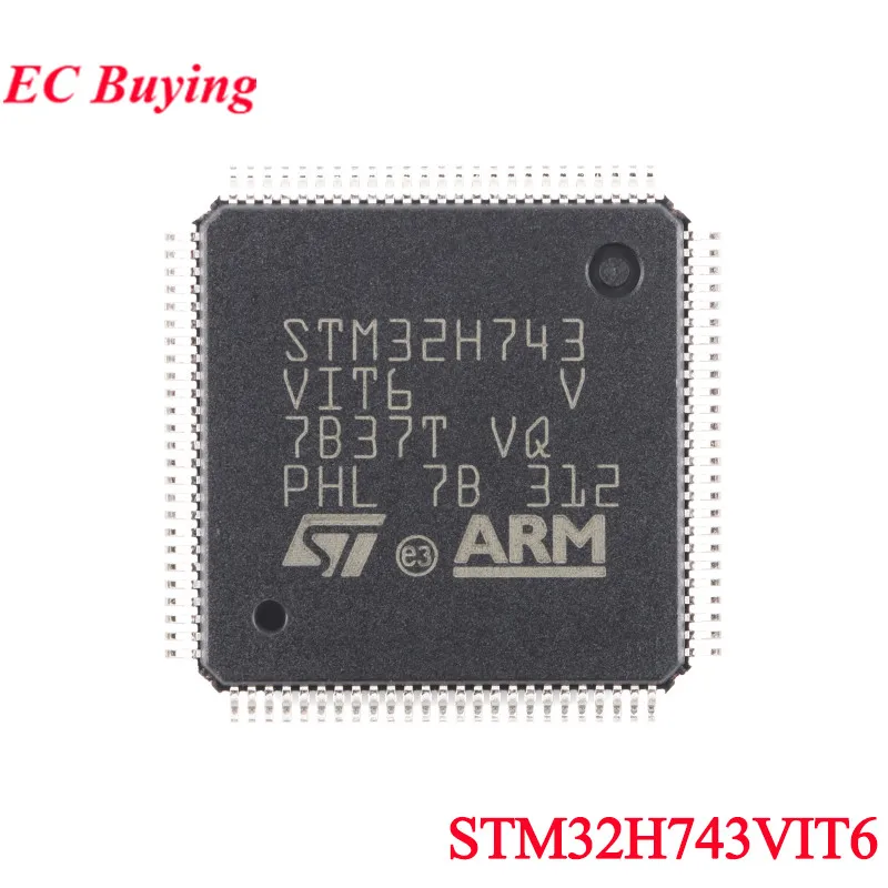5 pz/1 pz STM32H743VIT6 STM32H743 STM32 H743VIT6 H743VI LQFP-100 STM32H7 ARM Cortex-M7 32-bit MCU Chip Microcontrollore IC