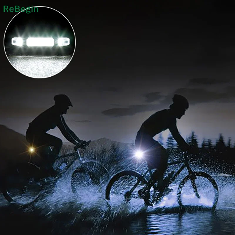 USB Rechargeable LED Mountain Bike Luggage Rack Light Waterproof Rear Seat Tail Light Night Riding Safety Warning Reflector