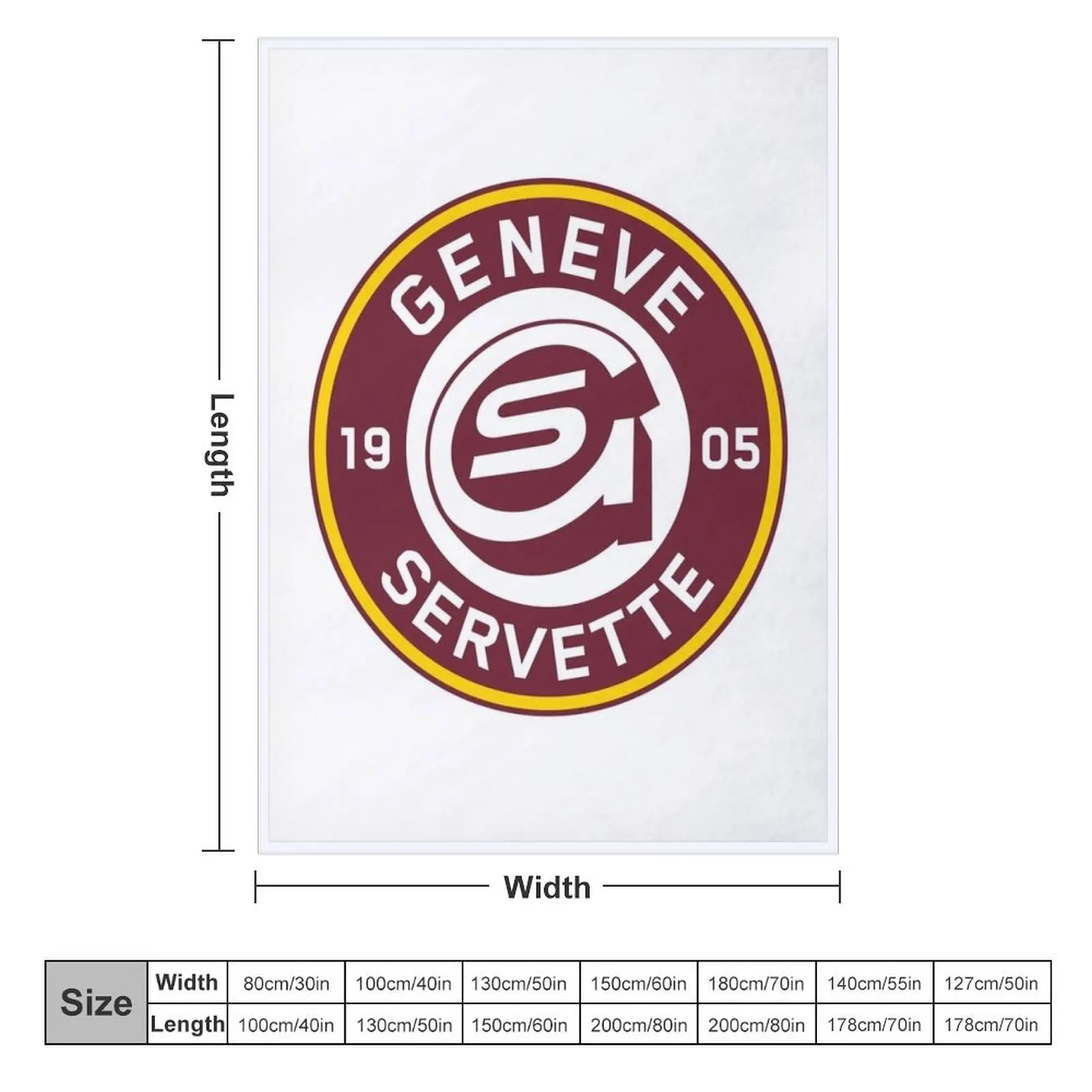 Genève-Servette Hc Throw Blanket anime valentine gift ideas Blankets