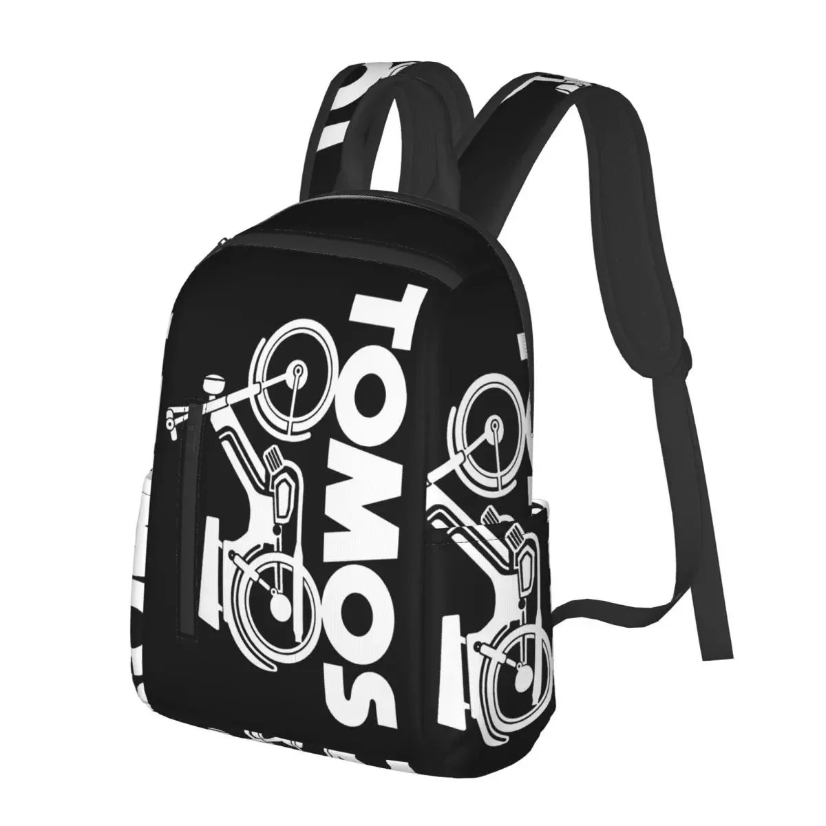 

Tomos Moped Student Backpack School Bag Hiking Travel Daypack for Men Women Fashion Bookbag Shoulder Bags