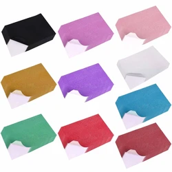10pcs Glitter Stickers Gold Glitter Cardstock Paper for DIY Art Projects Scrapbooking Self Adhesive Birthday Wedding