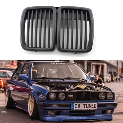 Grille ABS Front Replacement Hood Kidney Grill For 1982-1994 BMW E30 Grill 3Series Replacement Racing Grilles