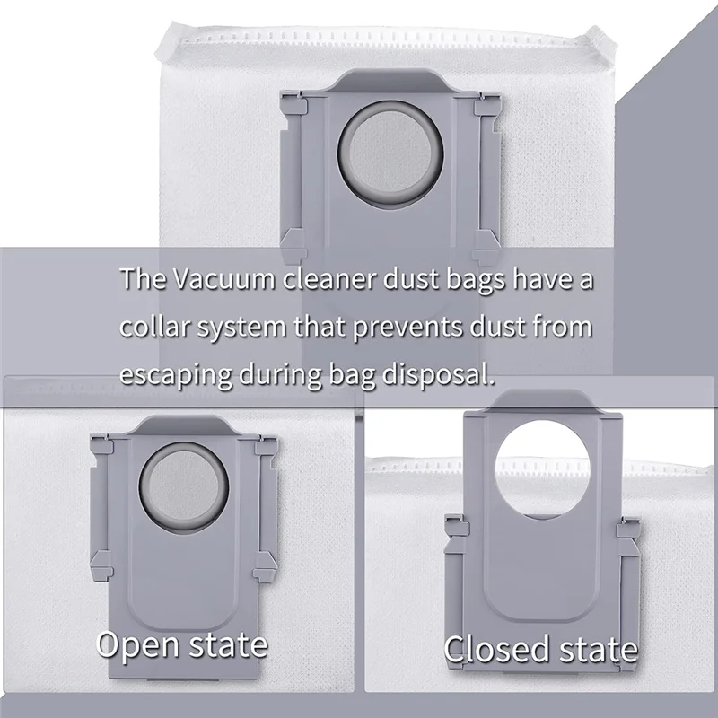 

A60T New Main Side Brush Filter Mop Cloth Dust Bag Spare Parts For Roborock Q8 Max, Q8 Max+, Q5 Pro, Q5 Pro+ Robots Vacuum