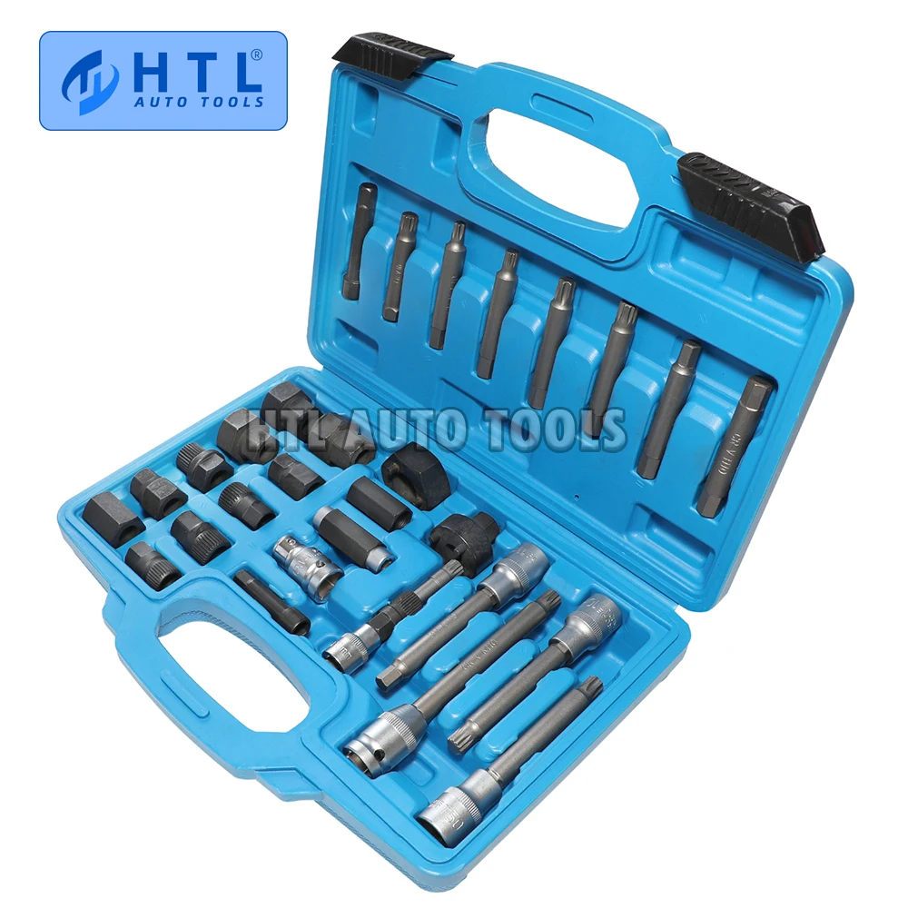 30pcs Alternator Freewheel Pulley Puller Alternators Tool Set Special Socket Set