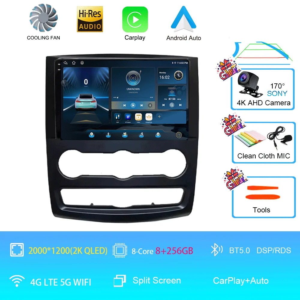 10 inch Android 16 autoradio multimediasysteem video voor Mercedes Benz Sprinter speler GPS stereo CarPlay+auto WIFI+4G DSP - afbeelding 1