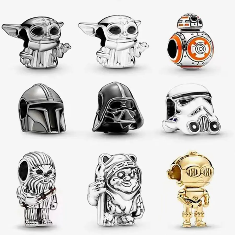 

100% 925 sterling silver Disney Charm Spider Man beads suitable for original DlY bracelet, women's fashion gift